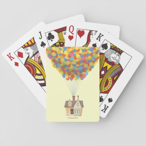 Balloon House from the Disney Pixar UP Movie Playing Cards