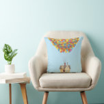 Balloon House from the Disney Pixar UP Movie Throw Pillow