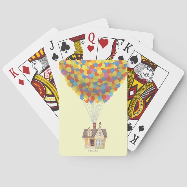 Balloon House from UP Movie Playing Cards (Back)