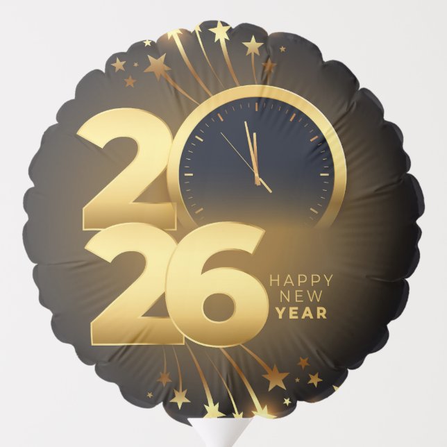 Balloon-Hppy New Year 2026 Balloon (Back)
