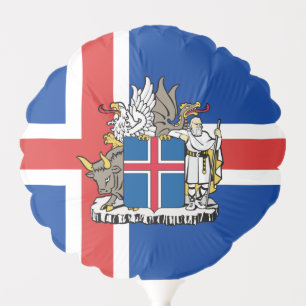Balloon & Icelandic Flag, patriots party / Iceland