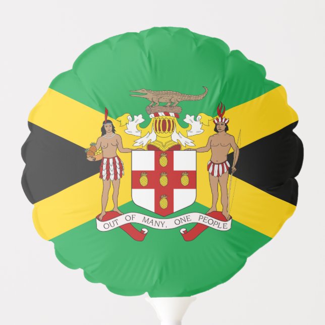 Balloon & Jamaican Flag, patriots party / Jamaica (Front)