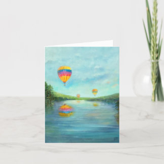 'Balloon Lake' Greeting Card