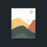 Balloon Landscaped View   Canvas Print<br><div class="desc">Balloon Landscaped View</div>