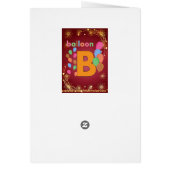 Balloon Letter B (Back)