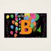 Balloon Letter B (Back)