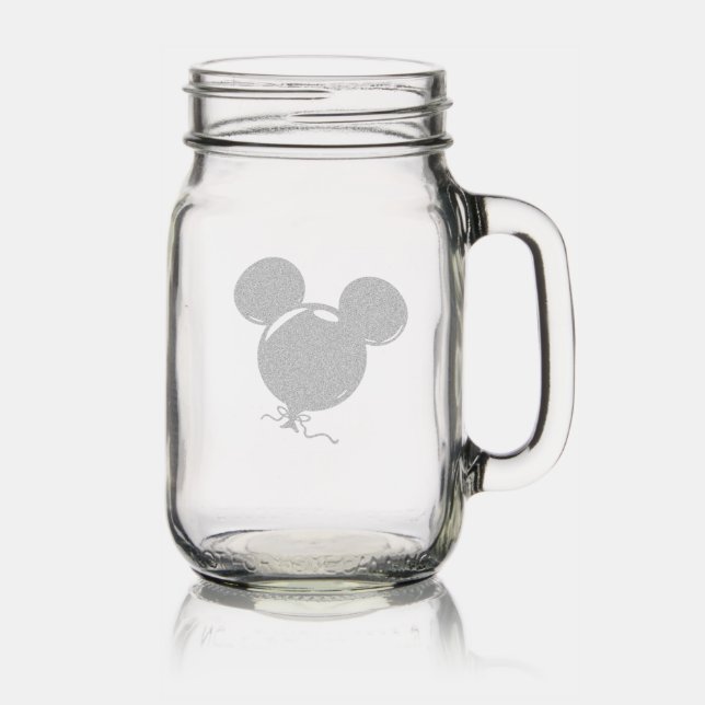 Balloon Mason Jar W/ Handle (Glassware)