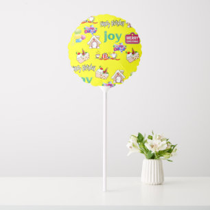 Balloon, Merry Christmas Happy Birthday Balloon