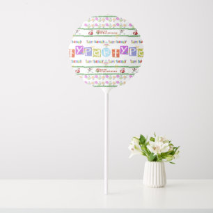 Balloon, Merry Christmas Happy Birthday Balloon