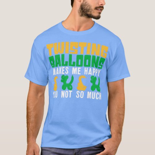 Balloon Modelling Joke Balloons Twister  2  T_Shirt