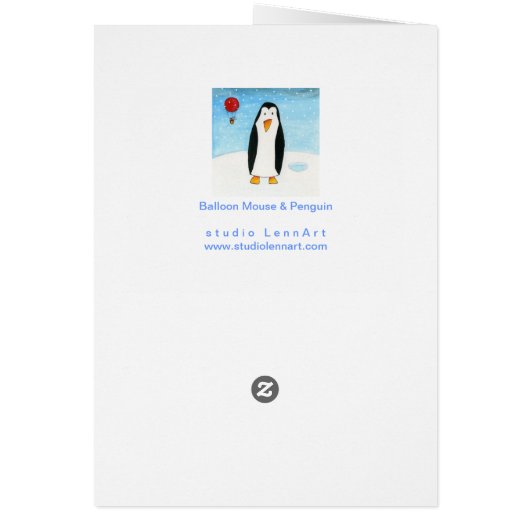 Balloon Mouse & Penguin (Back)