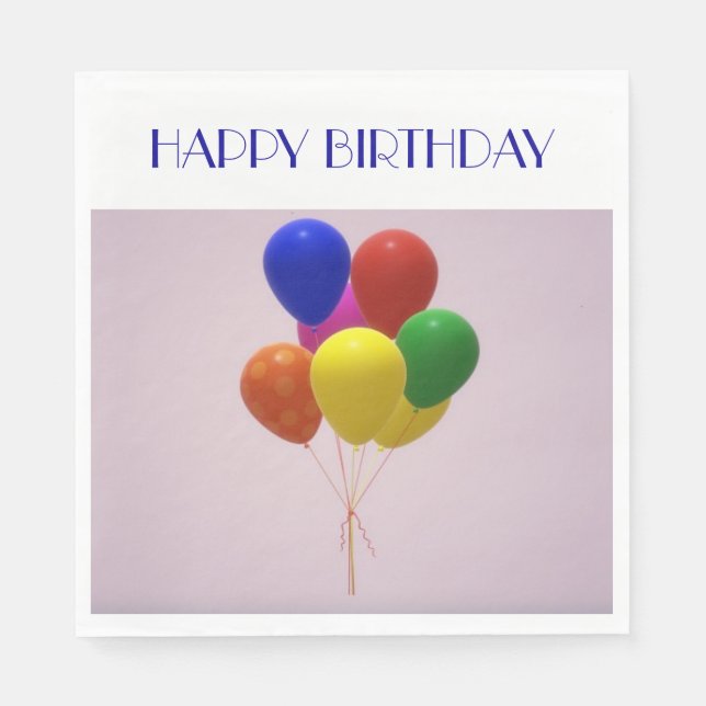 Balloon Napkins (Front)