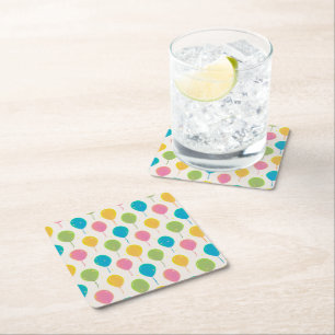 Balloon paper coasters