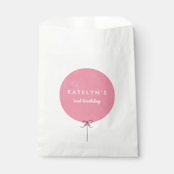 Balloon Party Favor Bag - Rose by AmberBarkley at Zazzle