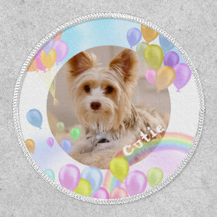 Balloon Pastel Animal Pet Patch