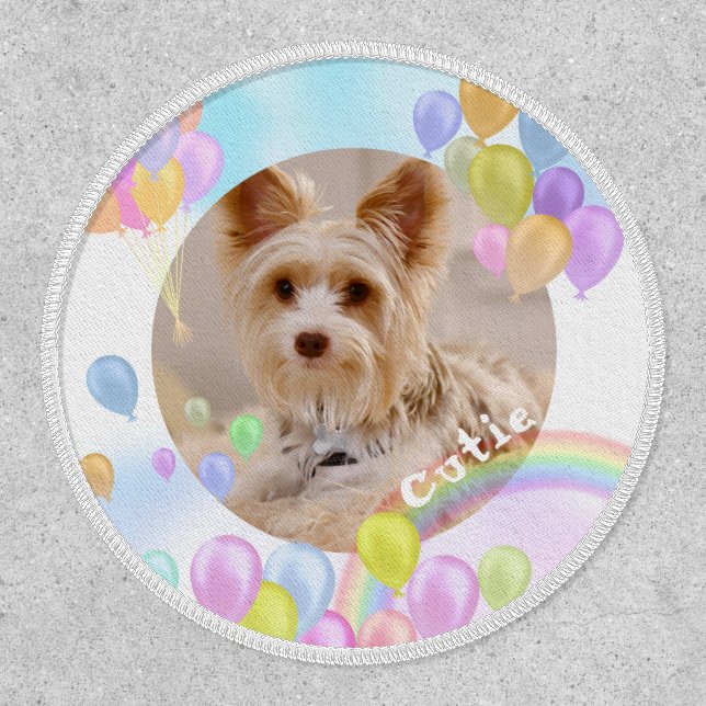 Balloon Pastel Animal Pet Patch (Front)