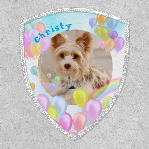 Balloon Pastel Animal Pet Patch