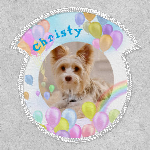 Balloon Pastel Animal Pet Patch