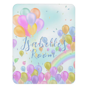 Balloon Pastel Door Sign