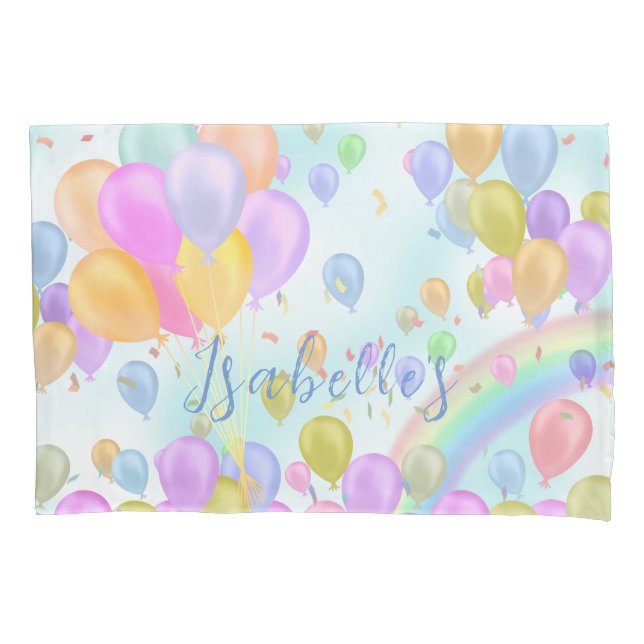 Balloon Pastel Pillow Case (Front)