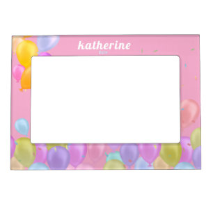 Balloon Pastel Pink Magnetic Frame