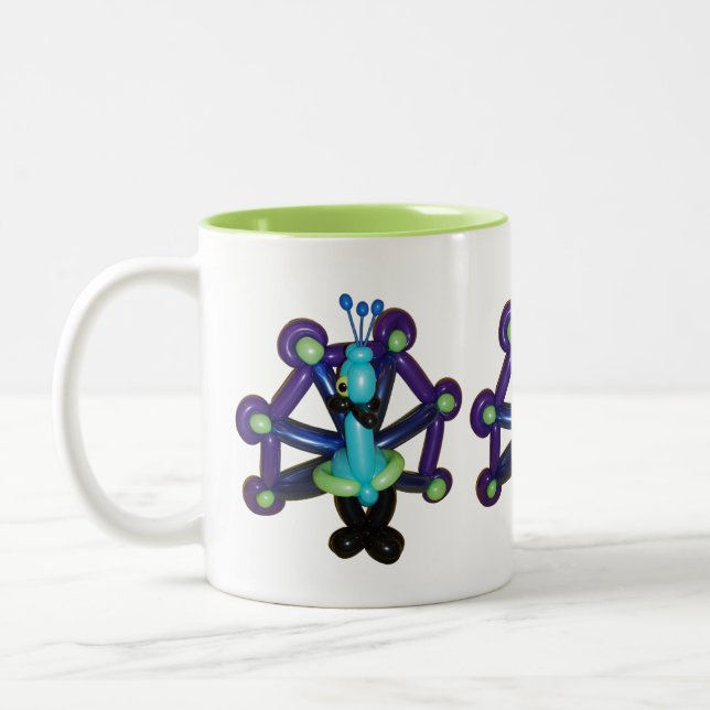 Balloon Peacock Mug (Left)