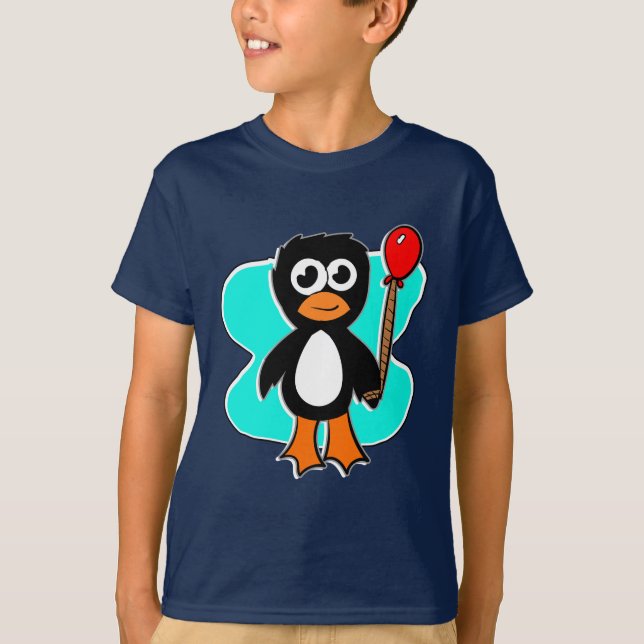 Balloon Penguin T-Shirt (Front)