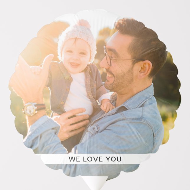 Balloon Photo & Message Double Sided (Front)