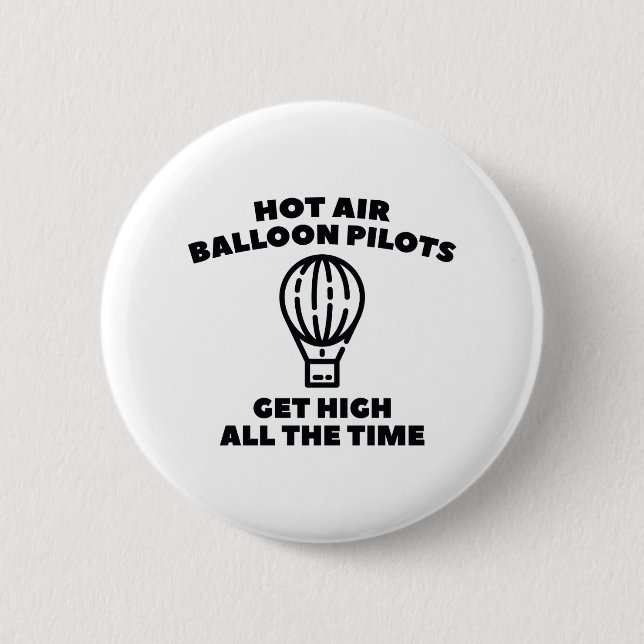 Balloon Pilots Button (Front)