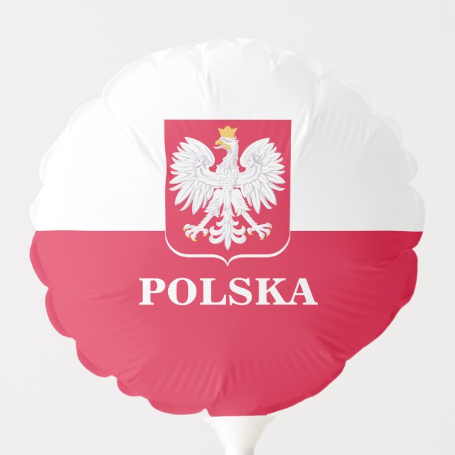 Balloon & Polish Flag, Eagle / Poland (Front)