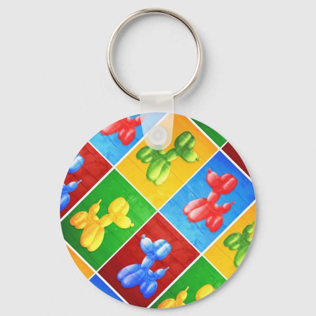 Balloon Poodle Keychain (Front)