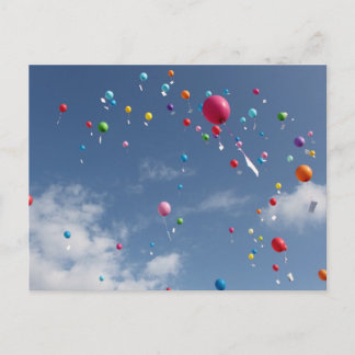 balloon postcard
