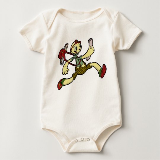 Balloon postman baby bodysuit