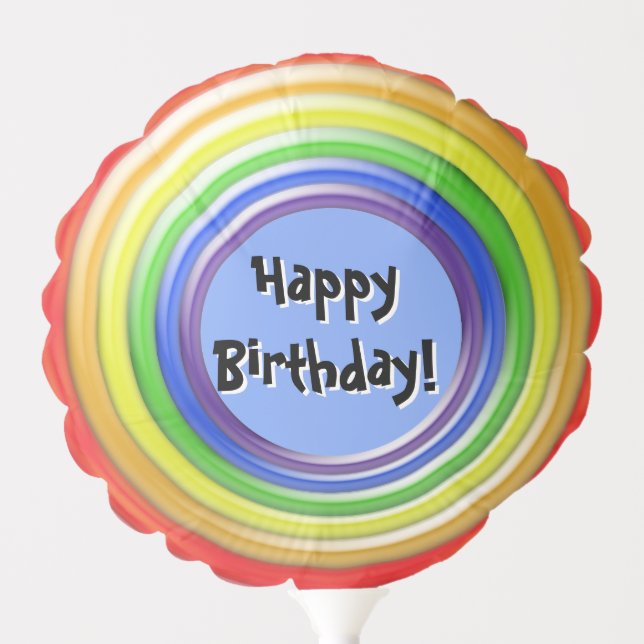 Balloon - Rainbow Circles (Front)