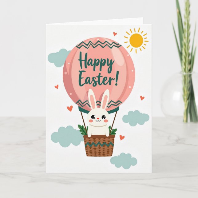 Balloon Ride Celebration Card (Front)