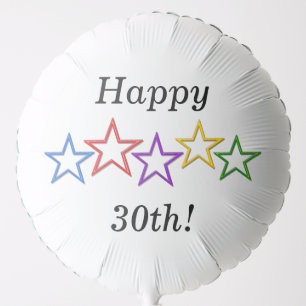 Balloon - Row of Stars