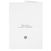 Balloon Sandwich blank notelet / card (Back)