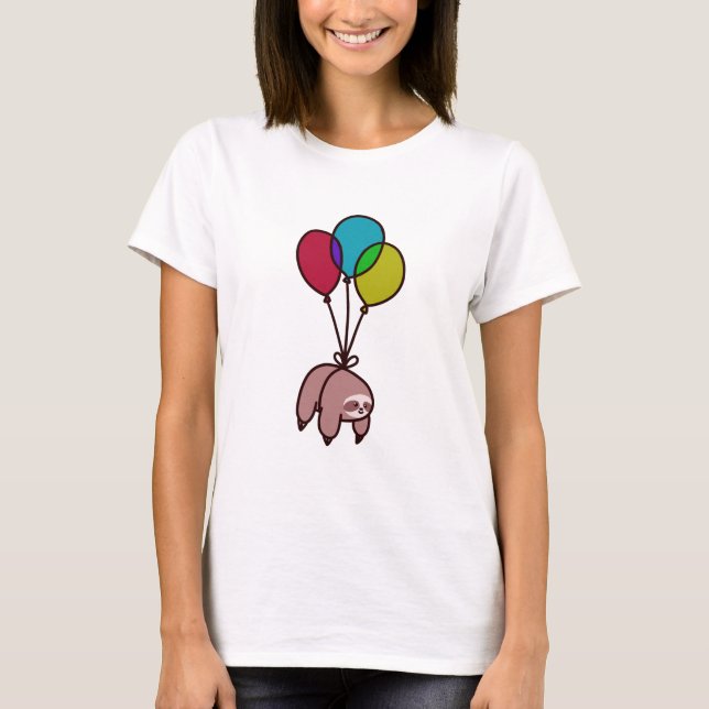 Balloon Sloth T-Shirt (Front)