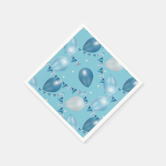 Balloon, Star & Garland Table Decor Napkins