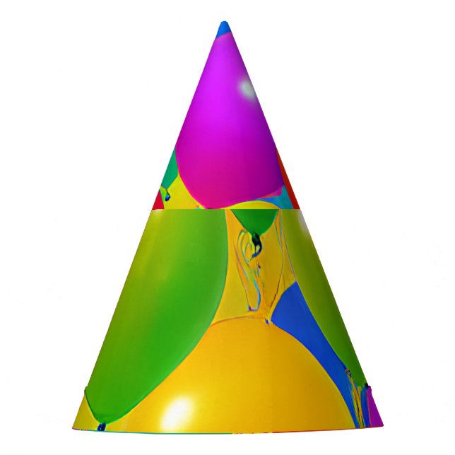 Balloon Style Party Hats (Front)