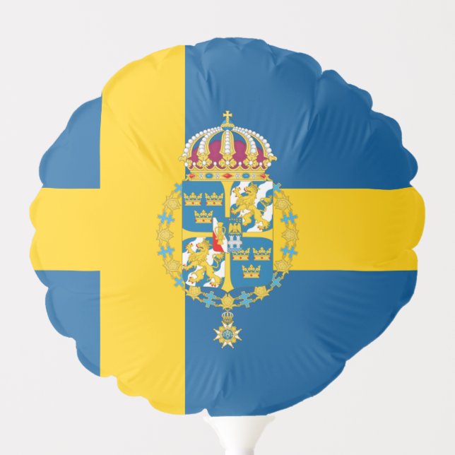 Balloon & Swedish Flag, patriots party / Sweden (Front)