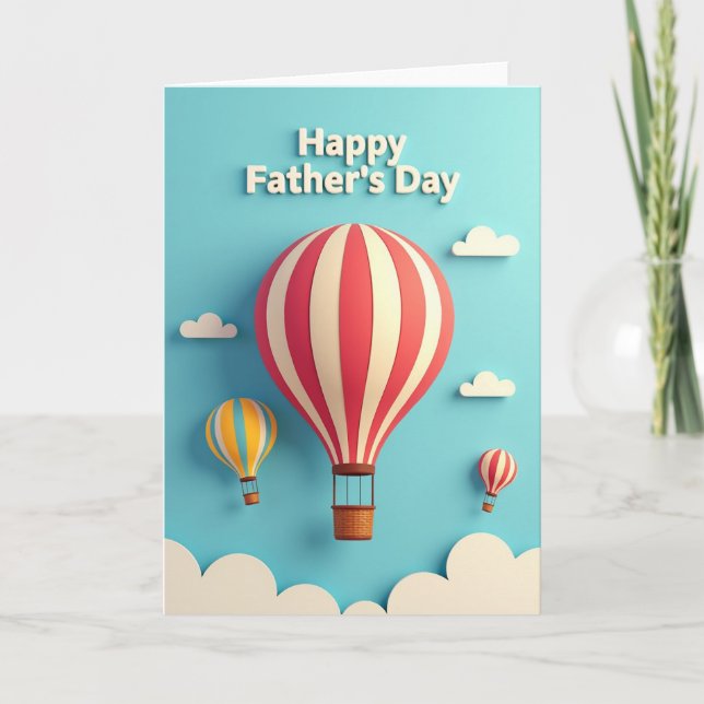 Balloon Sweet Fathers Day Card (Front)