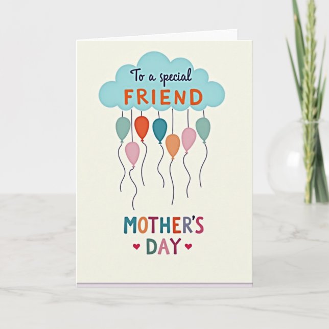 Balloon Sweet Mothers Day Card (Front)