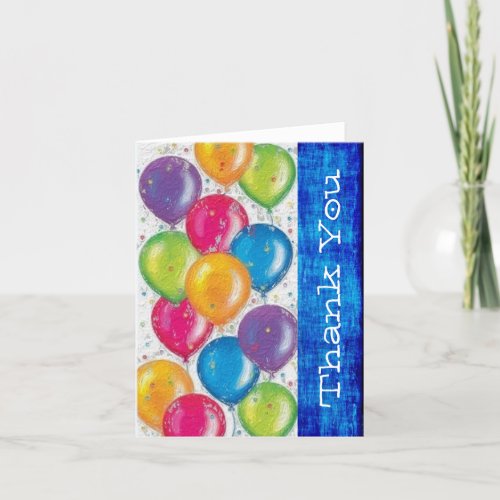 Balloon Thank You Notes