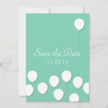 Balloon Theme Save the Date