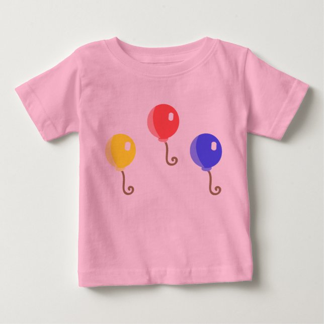 Balloon Toddler Dress Baby T-Shirt (Front)