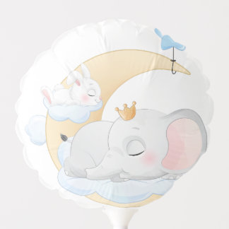 Balloon with baby elephant