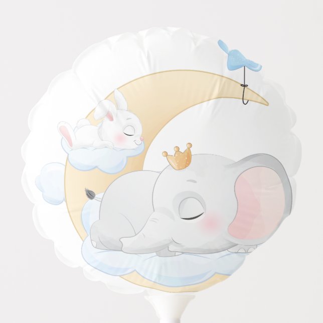 Balloon with baby elephant (Front)
