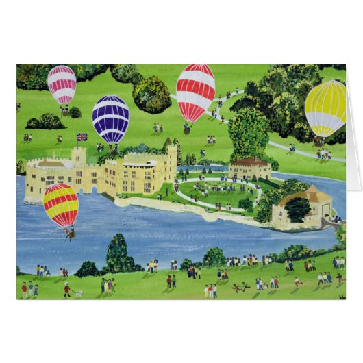 Ballooning at Leeds Castle Cards (Front Horizontal)