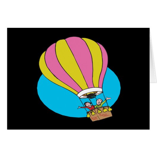 Ballooning Couple Cards (Front Horizontal)
